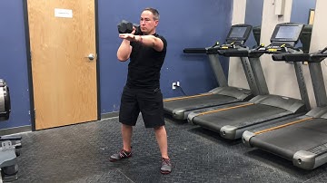 Offset Dumbbell Squat