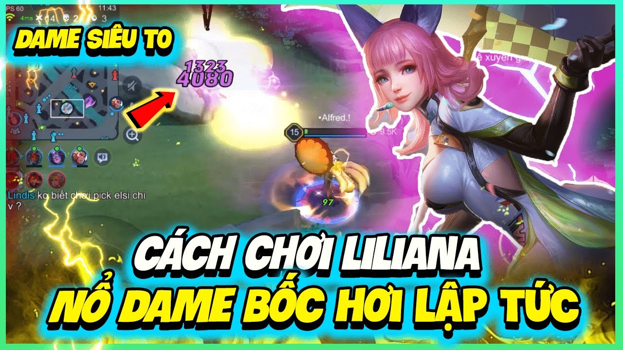 Cách Chơi Liliana Nổ Dame 1 Vị Tướng Trong vòng 2S bốc hơi ngay lập tức  | MSUONG CHANNEL