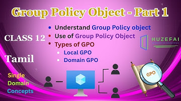 #12 Group Policy Part1 in Tamil | Huzefa