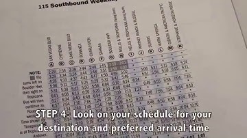 How to Use A RTC Transit Guide