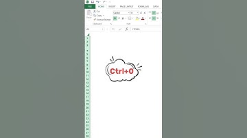 How to Hide & Unhide All Rows and Columns in Excel | Quick Shortcut!#excel