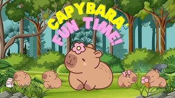 Capybara Fun Time! | Cheerful Animal Song for Kids | Learn About Capybaras with TinyTunes