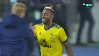 Celebración Del Cadiz Al Ganarle Al Real Madrid En Valdedebas 0-1 M Liga 2020