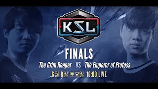 [KSL 시즌3]  결승전에 오른 정윤종 히스토리