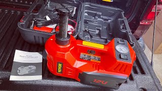 Honest Review Of The VEVOR Portable Electric Car Jack! / Will it Lift My Truck?