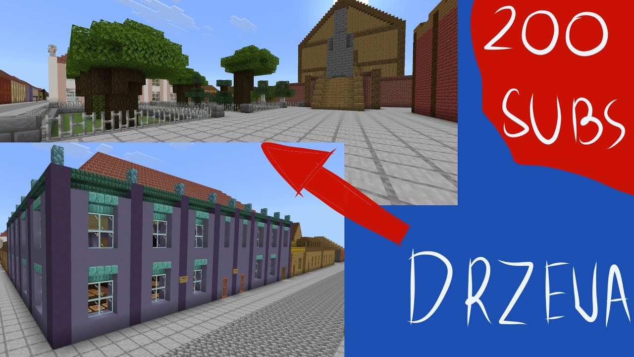 Drzewa w Minecraft. 200 subskrybentów. Telewizja Kniaziowska.