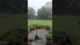 Gewitter in Oftringen, Schweiz - 23.5.2022