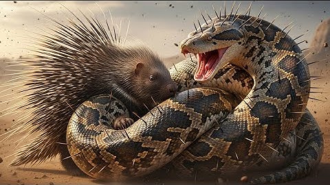 Porcupine and Python’s Deadly Battle Ends in Unbelievable Monkey Rescue