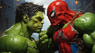 Hulk, Captain America, Spiderman, Ironman, Avengers- Spiderman Fighter 3
