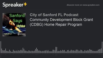 Community Development Block Grant (CDBG) Home Repair Program