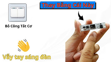 Công Tắc Cảm Biến Hồng Ngoại- Vẫy Tay Sáng Đèn | Điện tử DAT