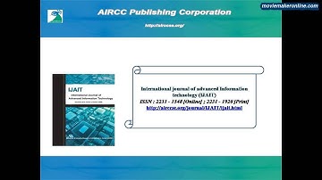 International Journal of Advanced Information Technology (IJAIT)