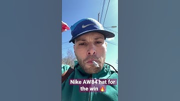 Nike AW84 DriFit Hat Secret Zip Compartment #nike #shorts