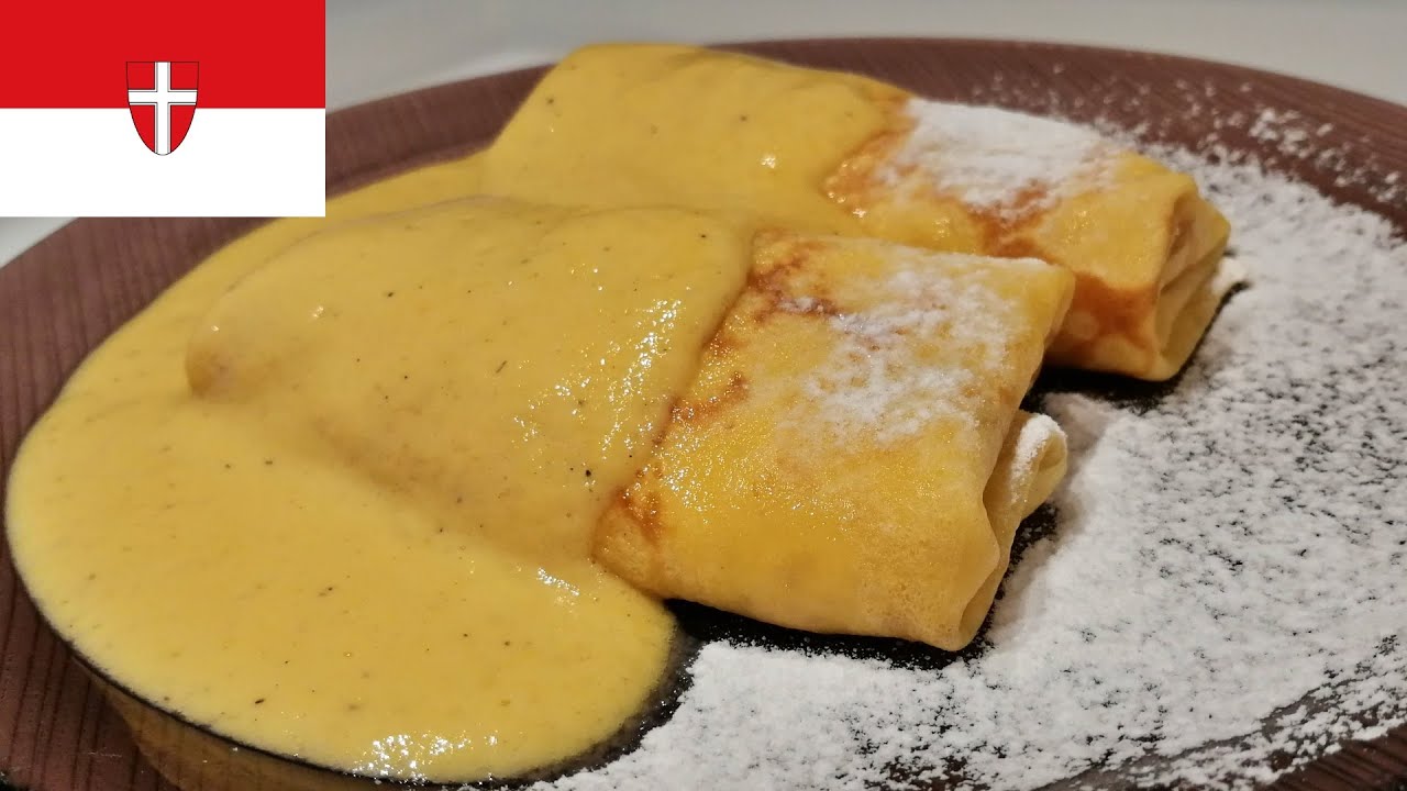 Túros mazsolás palacsinta vanília öntettel / @rezsókonyha