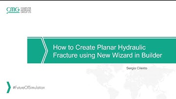 CMG Tutorial: How to Create a Planar Fractures using New Features