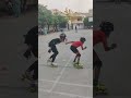 Cross practice on skate for beginner beginners