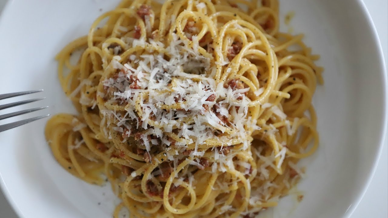 Սպագետի Կարբոնարա - Իտալական Խոհանոց - Spaghetti Carbonara - Heghineh Cooking Show in Armenian