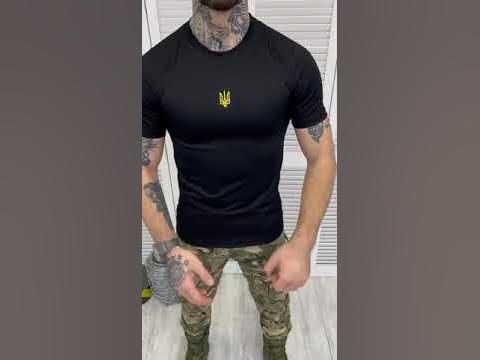 футболка с тризубом вишивка - YouTube