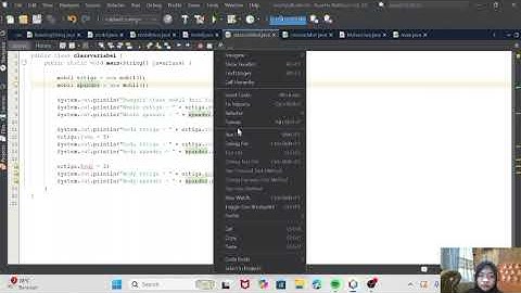 TUGAS Pemrograman Java (CLASS DALAM PEMROGRAMAN JAVA)