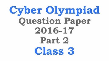 NCO Cyber Olympiad Class 3 Solved Questions Part 2