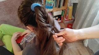 Быстрая и красивая коса "Колосок" Быстрая и красивая коса "Колосок"