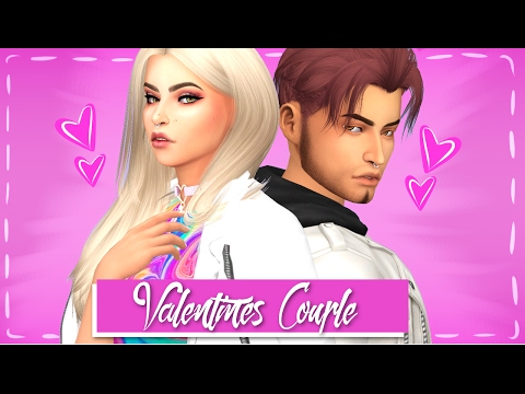 Видео: The Sims 4: Create a Sim | Valentines Day Couple 2017