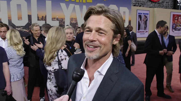 Once Upon A Time In Hollywood: Brad Pitt "Cliff Booth" Movie Premiere Interview | ScreenSlam