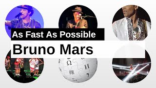 Bruno Mars As Fast As Possible