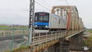 （ジョイント音が響く）急行船橋行き　＃東武60000系　川間～南桜井駅間