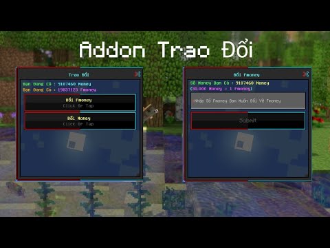 #1 Addon Trao Đổi Money hỗ trợ Minecraft PE 1.18.30+ | 1.19+ | HuyProCMD Mới Nhất