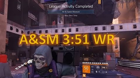 Air & Space World Record Speedrun (3:51.121)--Division 2 PvE
