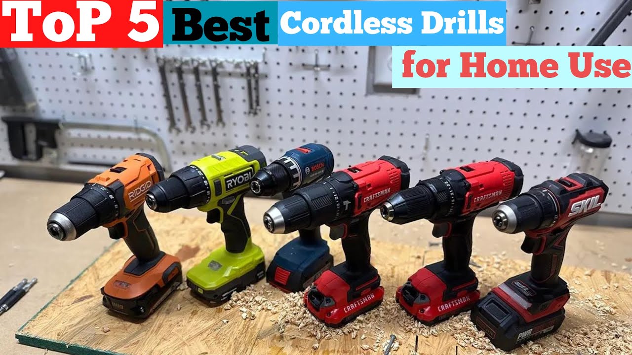 TOP 5 Best Cordless Drills for Home Use in 2025: Expert Reviews and ...