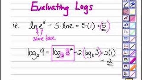Evaluating Logarithms