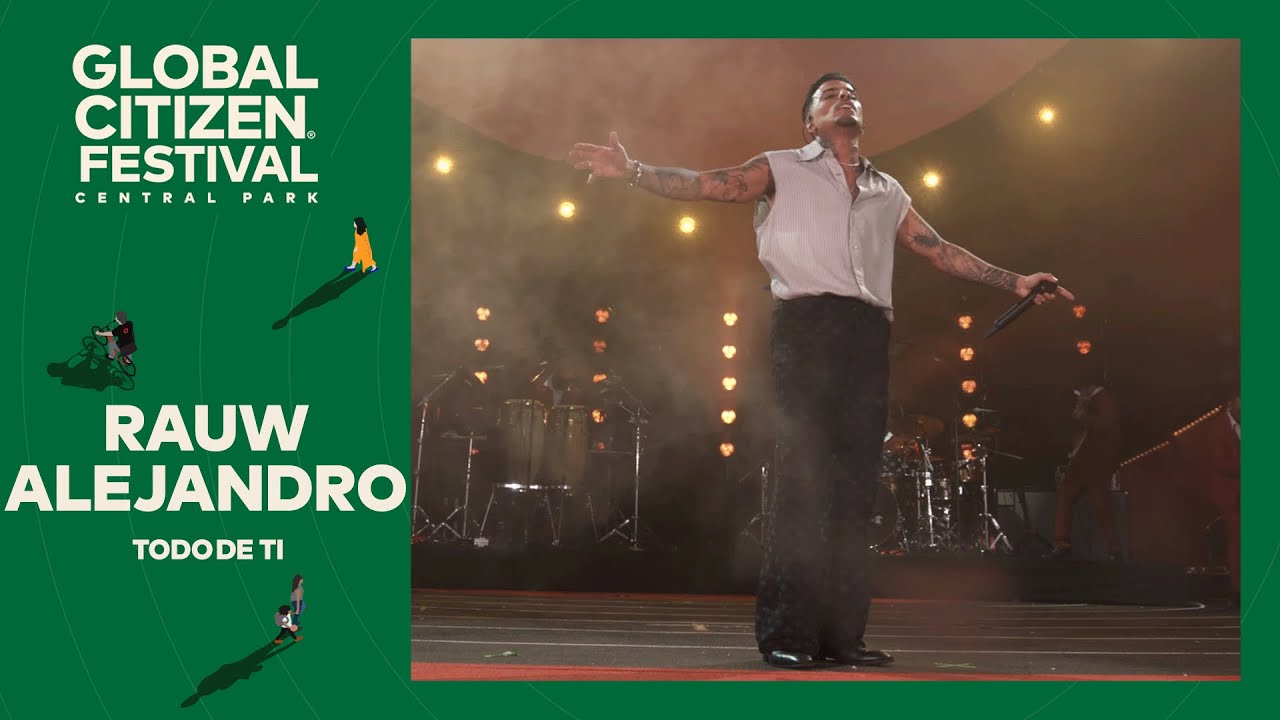 Rauw Alejandro ends on a high note with Todo de Ti | Global Citizen Festival NYC 2024 Rauw Alejandro ends on a high note with Todo de Ti | Global Citizen Festival NYC 2024
