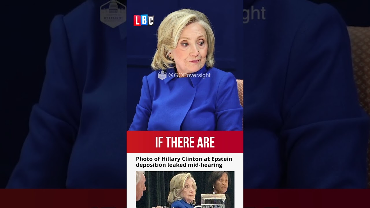 Hillary Clinton storms out of Epstein hearing after photo leak