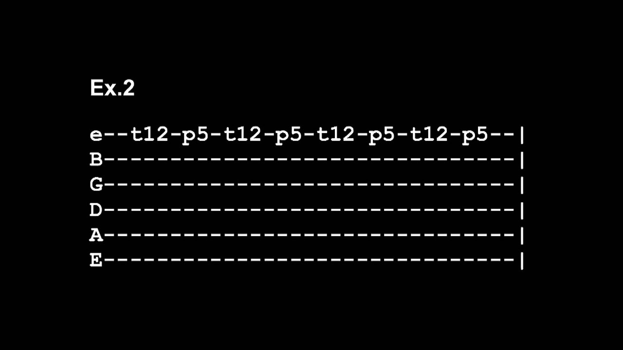 Learn Guitar Part A Two Handed Tapping YouTube