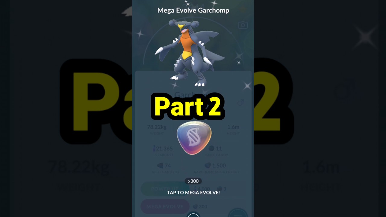 🔥✨Shiny 💥Gible Evolution And Mega Evolution in Pokemon Go 