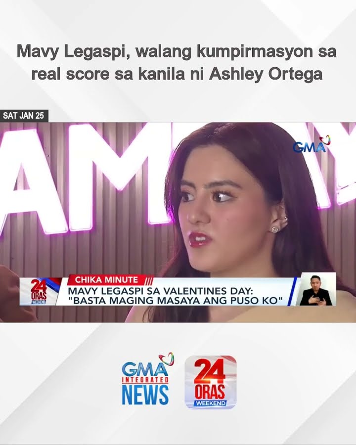 Mavy Legaspi, walang kumpirmasyon sa real score sa kanila ni Ashley Ortega | 24 Oras Weekend