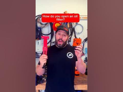 How to Cut an OIL FILTER Open. #oilchange #oilfilter #mechanic - YouTube