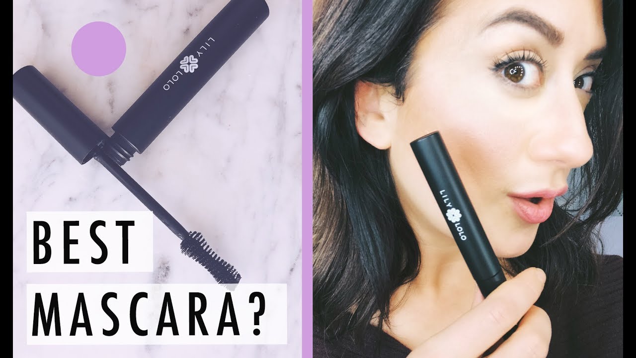 LILY LOLO Big Lash MASCARA Review Before and After, Green Beauty Guide YouTube