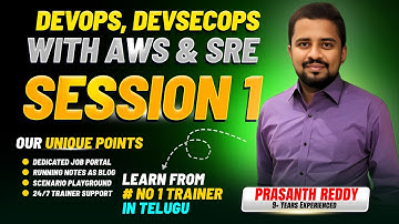 DevOps, DevSecOps, AWS & SRE | Session 1: Introduction | #1 Trainer in Telugu