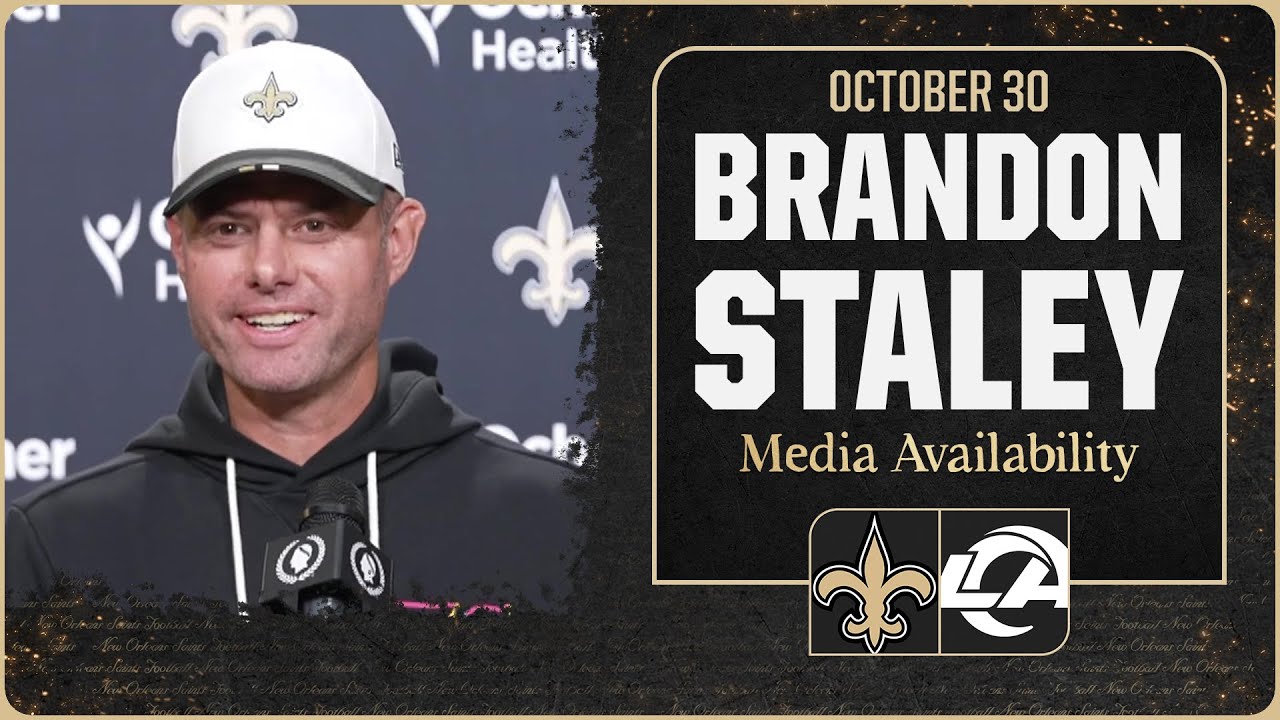 Brandon Staley on goal line stand, Rams offense | New Orleans Saints