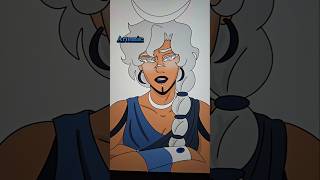 Artemis, Apollo, and Hermes 😋 #greekmythology #digitalart #silly #fypシ゚viral #fandom #art #apollo