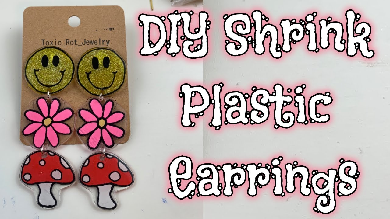 Shrink Plastic Pins & Earrings with Resin - Crafty Chica