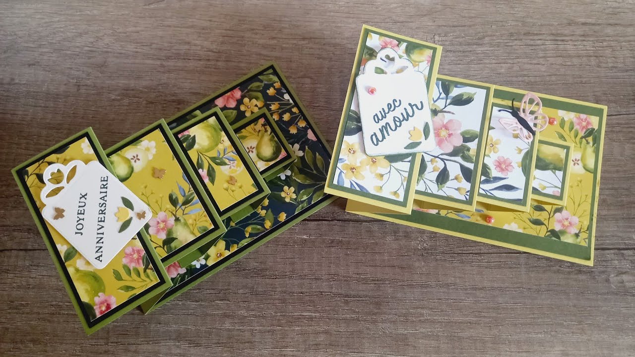 Comment faire une carte pop-up ou fun fold card @MentionScrap