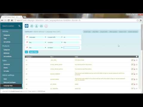 PHP Admin Panel - multiple filter and sorting