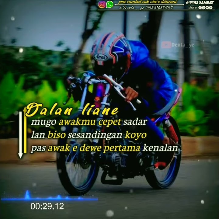 story wa dalan liyane drag bike🏁