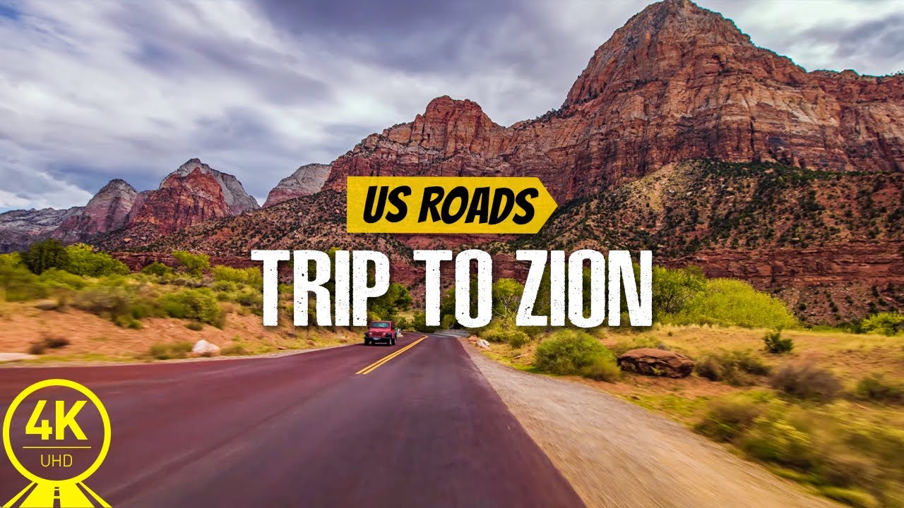 driving tour through zion national park