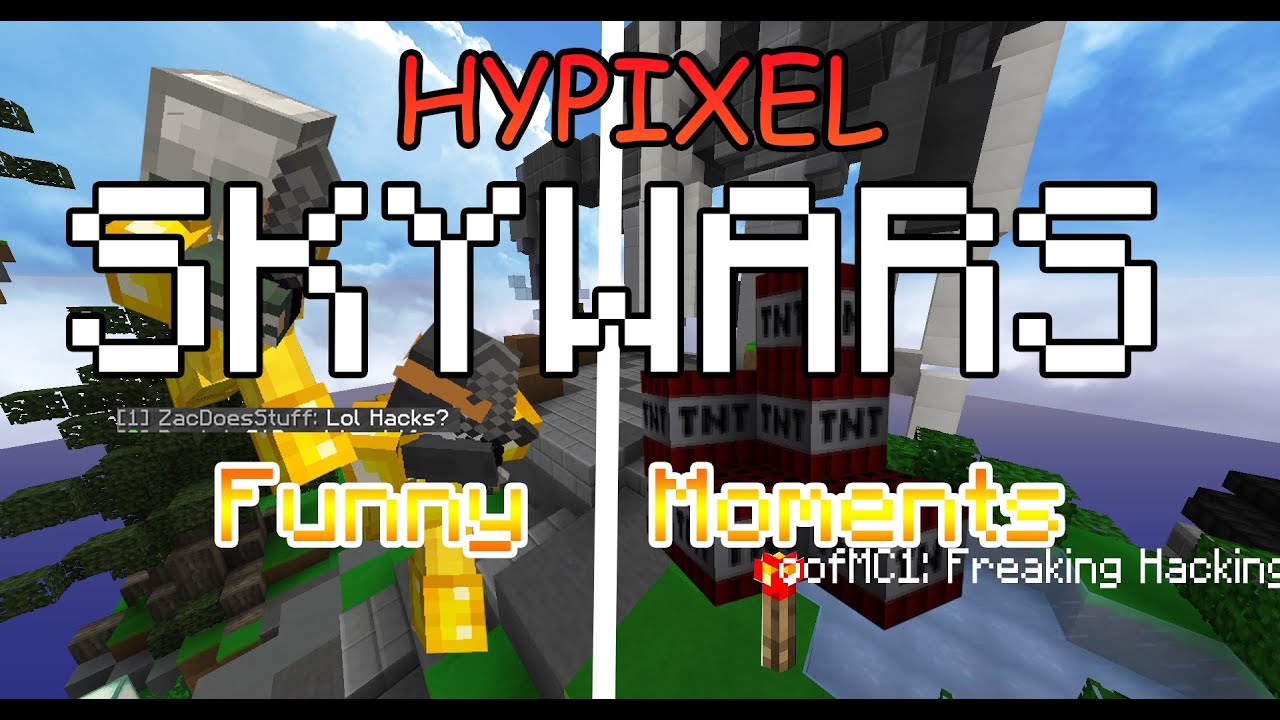 Funny Skywars Moments | Hypixel ZacDoesStuff - YouTube