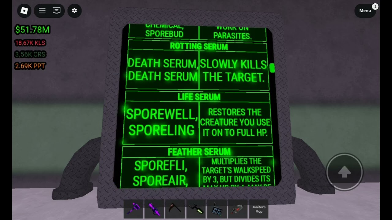 All recipes in mushroom testing facility!